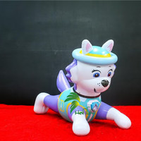 Ballon de jouet Husky brillant pour chien gonflable personnalisé couché