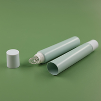 Gloss à lèvres de luxe personnalisé 10 ml Tube cosmétique en plastique PE Emballage cosmétique en plastique haut de gamme Tube applicateur en silicone