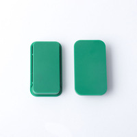 10g conception personnalisée Logo petit Rectangle boîte en plastique menthe cosmétique solide parfum étui sourcils savon baume à lèvres boîte