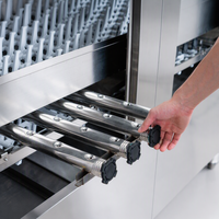 Lave-vaisselle commercial à tunnel en acier inoxydable 304, lave-vaisselle automatique pour équipement de restauration hôtelière