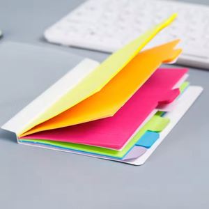 60 Clear Ruled Assorted Neon Colors Bible <b>Tabs</b> Divider <b>Sticky</b> Notes Custom Self-Stick Lined Note Pad - Product Image 4