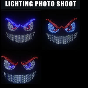 Pantalla de parabrisas de coche Pantalla de ojo del diablo 5V Tablero de pantalla LED de Ojos de guiño de coche - Product Image 3