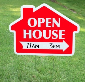 Вывески для двора из гофрированного пластика в форме домика с полноцветной печатью логотипа на заказ, водонепроницаемые, высшего качества - Product Image 2