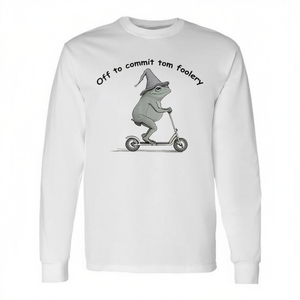 Camiseta de manga larga Off To Commit Tom Foolery Frog - Product Image 2