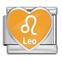 Bracelet en acier inoxydable fait main en forme de cœur, 12 signes du zodiaque, module puzzle italien, bracelet de montre DIY