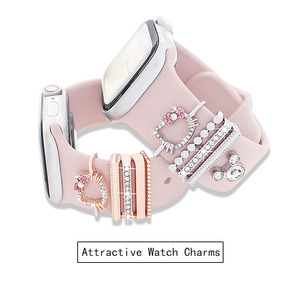 Nuevos Adornos Metálicos con Diamantes para Correas de Reloj y Tachuelas Decorativas Creativas para Correas de Reloj de Silicona - Product Image 3