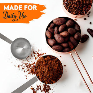 Cucchiaini Dosatori Mini <span class=keywords><strong>con</strong></span> Manico Lungo in Acciaio Inox 304 Placcato Oro, Grado Alimentare, 2.5ml 5ml 7.5ml, per Caffè e Tè Matcha - Product Image 5