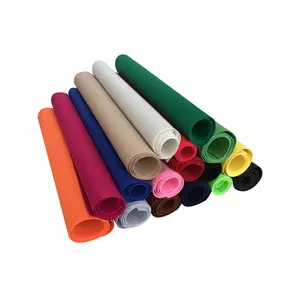Tecido de feltro ecológico, tecido de poliéster para espessura diferente de 1mm 2mm 3mm 4mm 5mm, folha de feltro de lã em tamanho a4