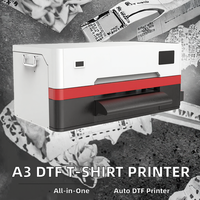   Printer Tekstil Roll-to-Roll A3 Dual F1080 DTG Laris untuk Pencetakan Kaos Kustom Kondisi Baru dengan Tinta Pigment
