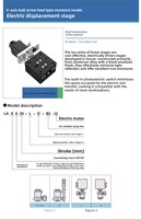Plataforma Motorizada de Precisión LA6 |   Repetibilidad de 0.1um |   Precisión de Posicionamiento de 15um |   Eje X Z XY |   PCB Óptico Semiconductor OEM