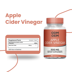 Capsules de vinaigre de cidre de pomme premium, complément alimentaire pour le soutien digestif quotidien, stimulant du métabolisme, santé intestinale, détoxification et équilibre. - Product Image 3