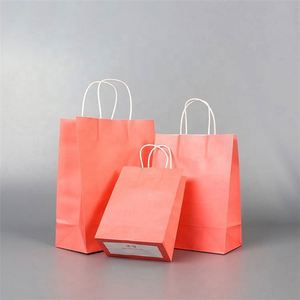 Sacs en papier kraft personnalisés pour le shopping, imprimés sur mesure, fabriqués en Chine, à bas prix - Product Image 4