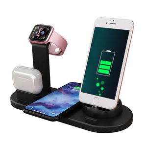 Caricatore Wireless 4 in 1 da 15W, Stazione di Ricarica Wireless per <span class=keywords><strong>Smartphone</strong></span>, Supporto e Base di Ricarica Rapida per Telefoni Cellulari - Product Image 6