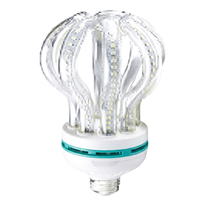 หลอดไฟ LED รูปทรงดอกบัว 40W ขั้ว E27 6000K แสงเดย์ไลท์ 8000 ชั่วโมง AC85-265V ฐานพลาสติก รับประกัน 2 ปี 3000 ลูเมนส์ - Product Image 1