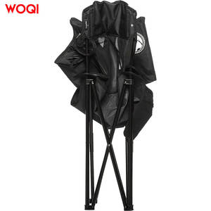 เก้าอี้พับกลางแจ้ง Woqi โครงอะลูมิเนียม ผ้า Oxford สีดำ สำหรับสวน แคมป์ปิ้ง ปิกนิก ตกปลา ขนาด 50x50x85 ซม. - Product Image 5
