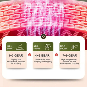 Benutzer definiertes Logo USB-Aufladung Trocken-Schröpfen-Therapie-Set Intelligentes Unterdruck-Schröpf gerät Physiotherapie-Instrument - Product Image 4