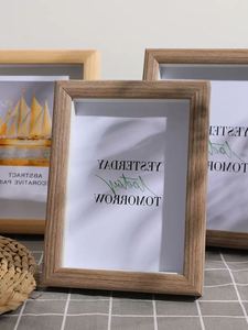 קלאסי מסגרת עץ תמונה מעץ במצוקה עץ מסגרת עץ תמונה בסגנון וינטג 'מסגרות תמונה עץ בסגנון וינטג' - Product Image 4