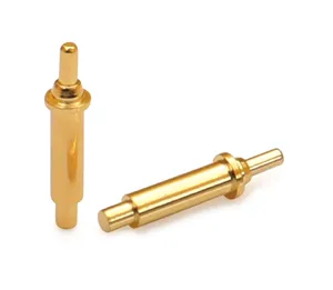 2Mm 2.6Mm Connector Aansluitpennen Messing Vergulde Dip Veer Geladen Pogo Pin