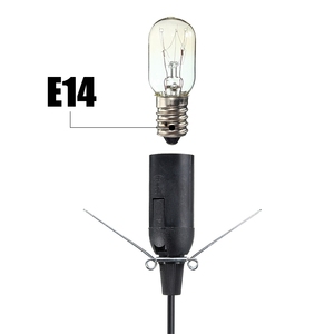 Cable de interruptor <span class=keywords><strong>E14</strong></span> 303, enchufe de conmutación de luz, interruptor de alimentación, Cable de línea de 1,8 m, lámpara LED, modelo de enchufe europeo y estadounidense, soporte de lámpara de sal del Himalaya - Product Image 4