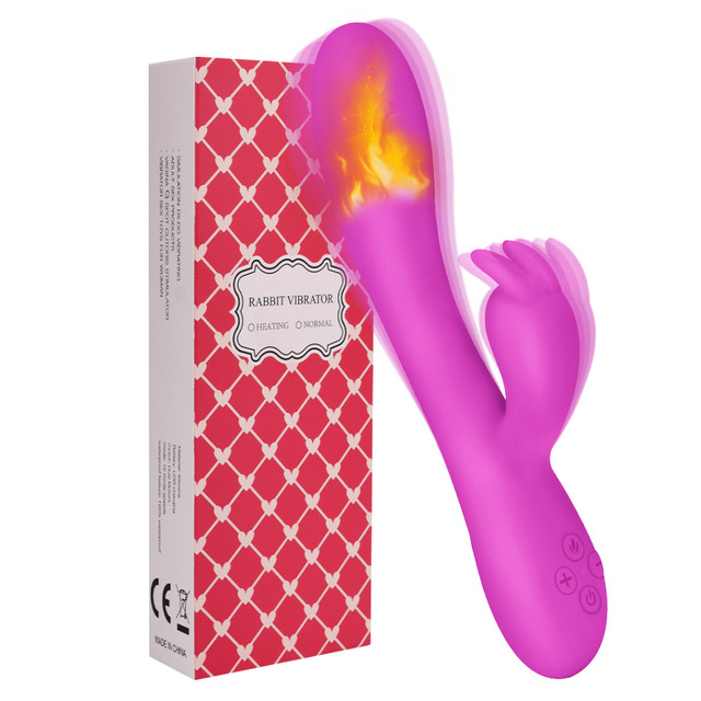 Sex Toys Vibrator for Woman Clitoris Stimulator Double Motor G Spot Heating Rabbit Dildo Vibrator