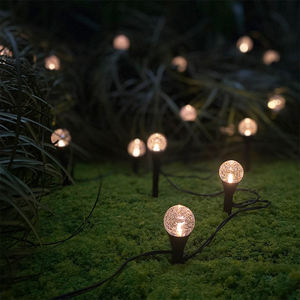 2025 Offre Spéciale Led bulle boule guirlande lumineuse vacances décoration Led guirlandes lumineuses solaire jardin guirlande lumineuse - Product Image 1