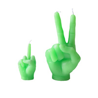 2022 DIY 3D handgemachte duftende Silikon hand geformte Mittelfinger Kerze