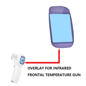 OEM Polycarbonate Sticker For Infrared Frontal Temperature Gun