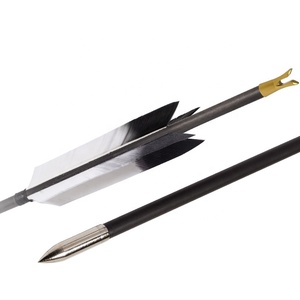 Alibow Mũi Tên Bắn Cung Carbon Bốn Con Ngựa Lông Gà Tây Bắn Cung Sau Lưng Mũi Tên Tốc Độ Nhanh Với Da Tùy Chỉnh - Product Image 2