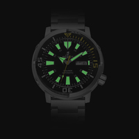 Montre de plongée de luxe 007 Tuna par Full Luminous, étanche à 200 m, en acier inoxydable, pour homme, style business