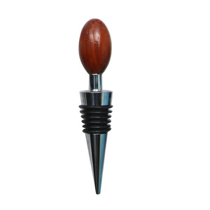 Wine Stoppers Metal Rose Quartz Ball Top Sealing Bottle Stopper For Wine Bottles Household Kitchen Use - Product Image 2