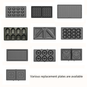 3 في 1 مكبس بانيني مع ضغط غير لاصق قابل للإزالة لسهولة التنظيف - Product Image 5
