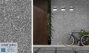 2025 thiết kế mới phong cách hiện đại sàn đen bên ngoài bức tường gạch ngoài trời phổ biến Kỹ Sư đá nhân tạo terrazzo đá cẩm thạch Trung Quốc - Product Image 4