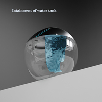 Nouvelle conception de salle de bain, articles sanitaires, WC intelligent monobloc, cuvette de toilette en forme d'œuf, toilette intelligente ronde automatique