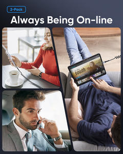 Cable Retráctil de Carga Rápida SUNGUY Tipo-A/Tipo-C con Logotipo Personalizado, Ecológico y Multiusos para Teléfonos Móviles y Alimentación de Automóviles - Product Image 3