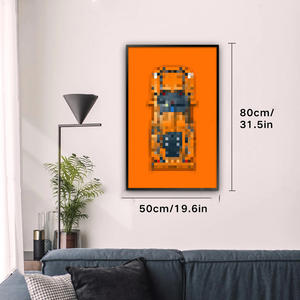 Nuevo Marco de Exhibición de Pared Personalizable, Decoración del Hogar, Múltiples Estilos, Plástico, Modelo Famoso, Regalo, Marco para Bloques de Construcción de Autos Deportivos - Product Image 6