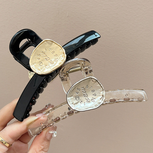 Vintage Accessoire <span class=keywords><strong>De</strong></span> beauté Pour Femme Nouvelle Originalité Cadran Plaque Grand Requin Clip <span class=keywords><strong>Maillard</strong></span> Tempérament Lumière <span class=keywords><strong>De</strong></span> Luxe Pince À Cheveux - Product Image 3