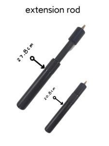 OMin <span class=keywords><strong>pistolero</strong></span> fatto a mano stecca da biliardo superiore con estensione telescopica in alluminio. Asta <span class=keywords><strong>di</strong></span> legno <span class=keywords><strong>di</strong></span> frassino, albero <span class=keywords><strong>di</strong></span> ebano. Punta 10mm - Product Image 2