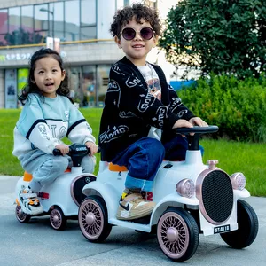 Alta quantidade bateria operado passeio no carro 4 seater brinquedos trator para as crianças a andar brinquedos do carro elétrico crianças