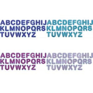 Mini Patchs Brodés Lettres - 26 Autocollants Alphabet A-Z avec Colle Thermocollante pour Décoration DIY Porte-clés Sac Vêtements Chapeau Artisanat - Product Image 4