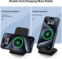 Support de charge rapide sans fil pour téléphone, chargeur sans fil pour téléphones portables