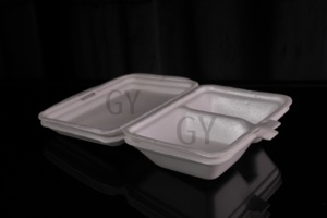 Caja de comida Contenedores de espuma para llevar Cajas de espuma de un solo uso Contenedores de comida Contenedores de almuerzo de espuma Envasado de alimentos desechable Fiambrera - Product Image 3