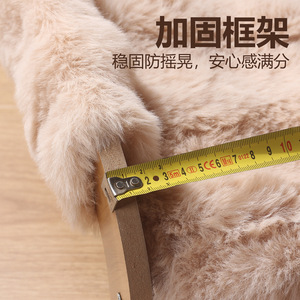 Lit rond pour chat, lit pour chien, hamac, hamac balançoire pour chat, lit confortable pour l'hiver, lit pour chat de grande taille - Product Image 2