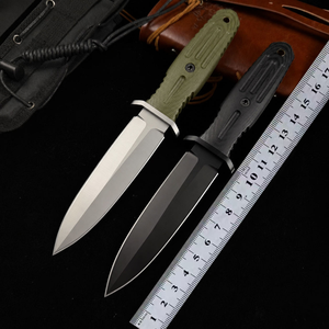 Cuchillo Táctico de Hoja Fija, Acero 440C, Mango de Micarta, para Supervivencia al Aire Libre, Camping, Bushcraft, Caza - Product Image 1