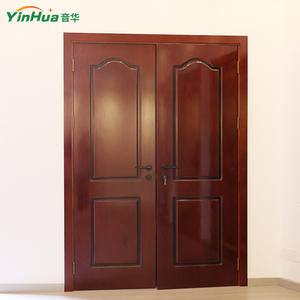 Professional Manufacturer's Fireproof Solid Wood Partition Doors Environmentally Friendly Soundproof for Bedrooms Recording - Product Image 3
