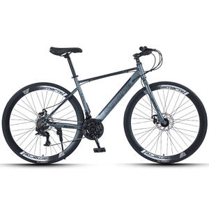 Usine en gros adulte vélo <span class=keywords><strong>de</strong></span> route hommes femmes lumière loisirs course vitesse Variable frein à disque fourche en acier droit vtt - Product Image 1