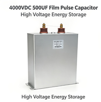 Condensateur à film polypropylène haute tension 4000VDC 500uF personnalisé pour électronique de puissance