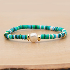 Pulseras de Moda Lancui, Brazalete de Perlas Hecho a Mano, Hipoalergénico, Ligero <span class=keywords><strong>y</strong></span> Expandible, para Regalo de <span class=keywords><strong>Amistad</strong></span> - Product Image 6