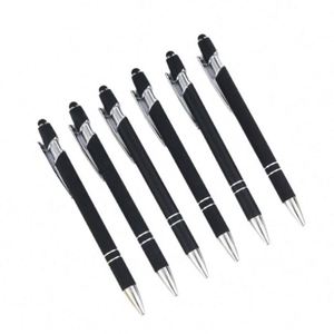 Bolígrafo Multifunción con Logotipo Metálico Azul, Fabricado en China, Personalizable, Nuevo Bolígrafo Táctil Metálico 2 en 1 - Product Image 1