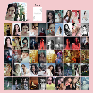55 pièces/ensemble Kpop <span class=keywords><strong>IRENE</strong></span> comme une fleur Album Solo Photocards Double faces Magazine de mode Ins Selfie Lomo cartes carte postale Fans cadeaux - Product Image 1