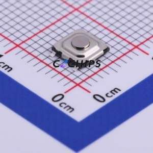 TMG-534-Q-T/R Tactile Switch SMD-4P,5.2x5.2mm Switch Single Pole Single Throw Round Button Vertical Mount 5.2mm - Product Image 1
